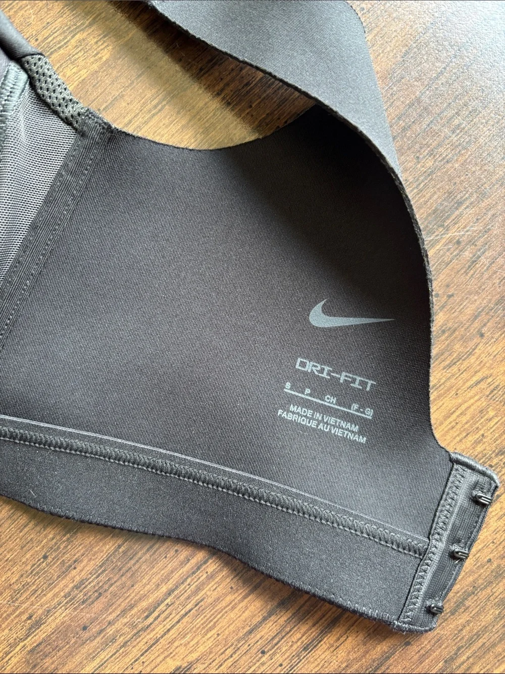 NWT Nike Alpha High Support Padded Sports Bra Black Sz Small High Support Gym
